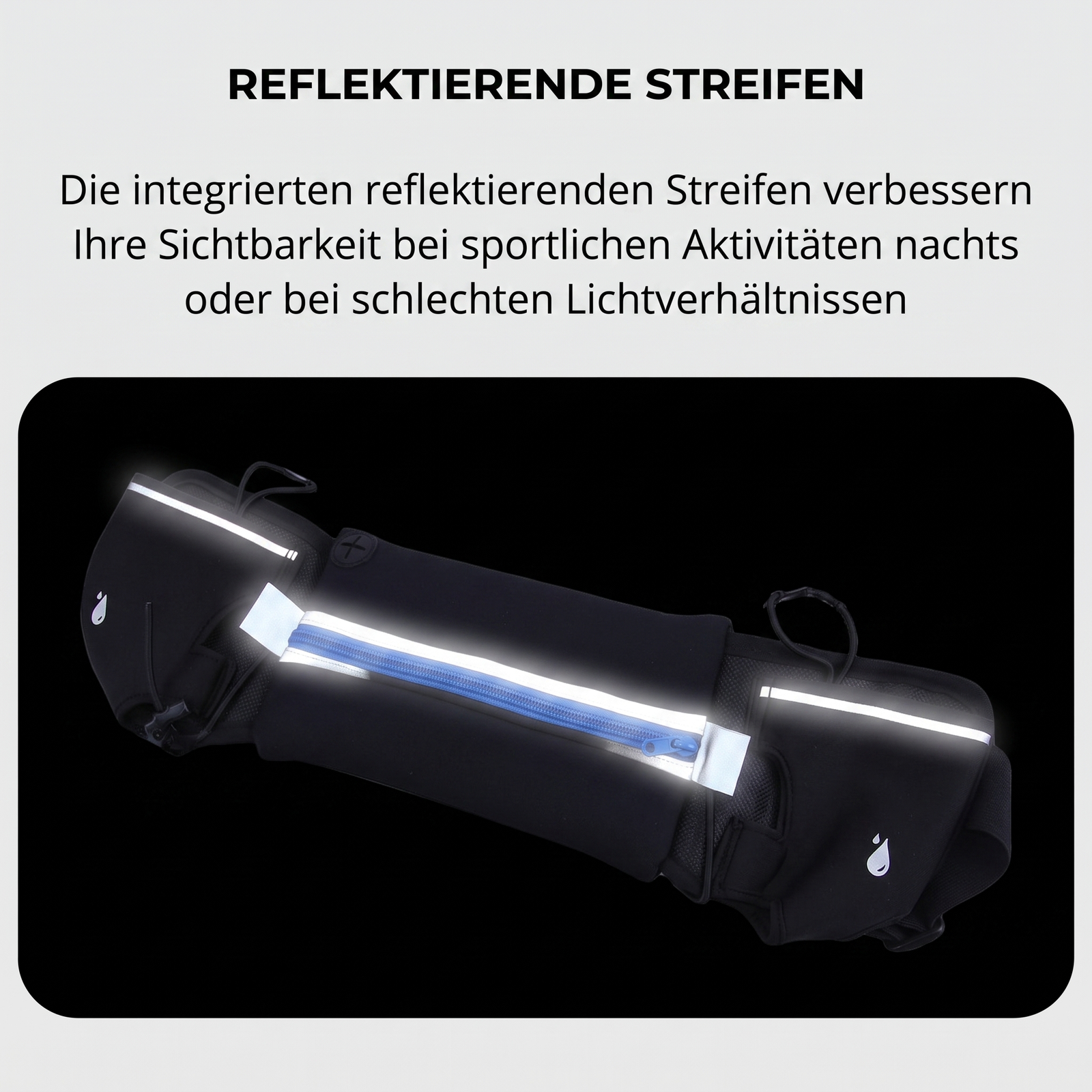 Laufgürtel - Reflektierende Streifen