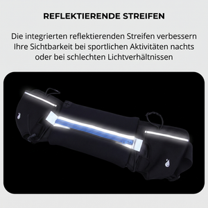 Laufgürtel - Reflektierende Streifen