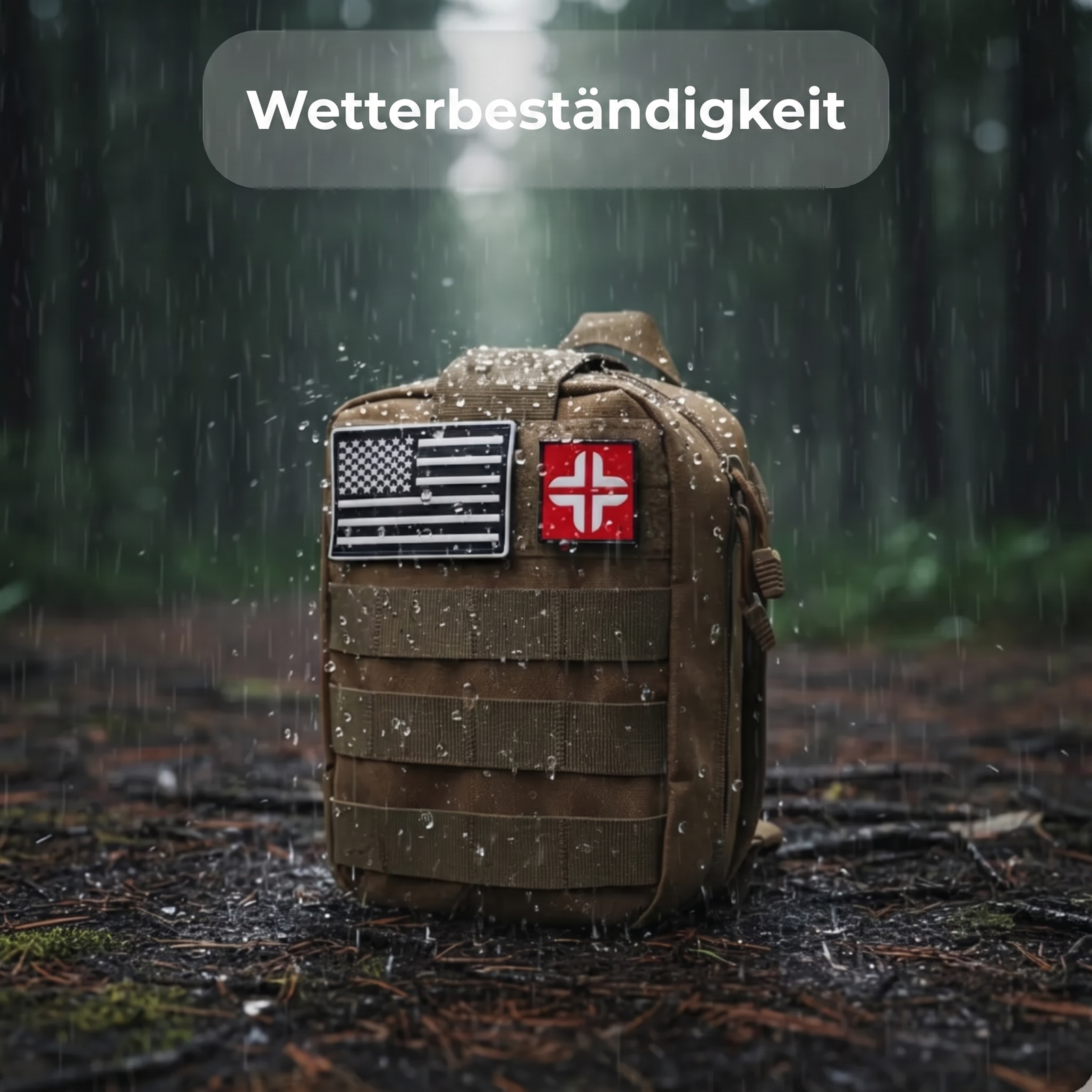 Wetterbeständigkeit Survival-Tasche