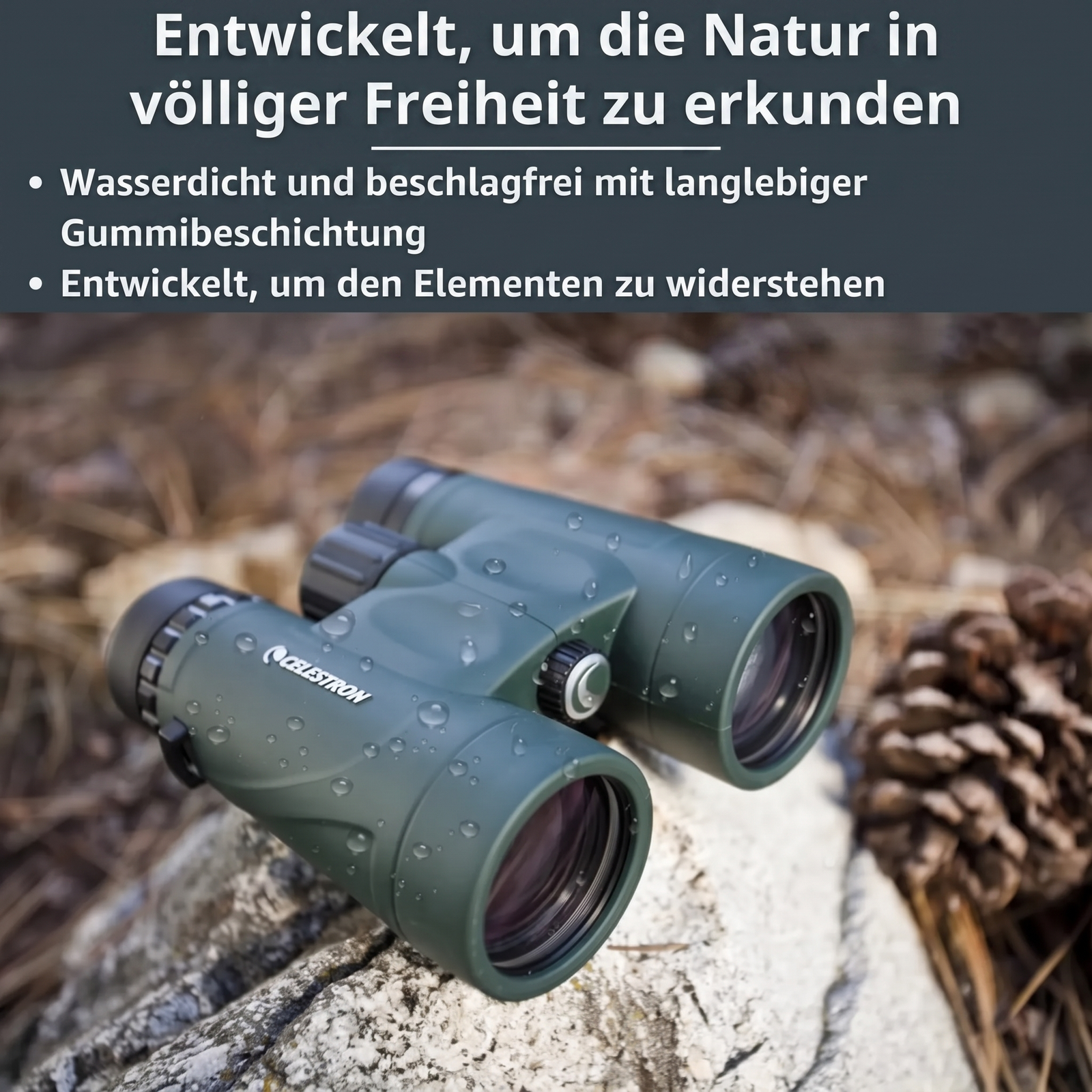 Entwickelt um die Natur zu erkunden Fernglas