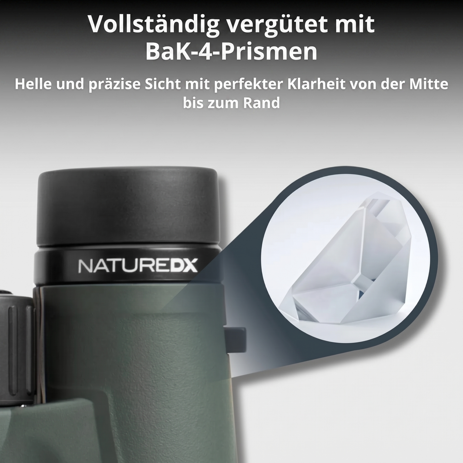 Vollständig vergütet mit BaK-4-Prismen Fernglas