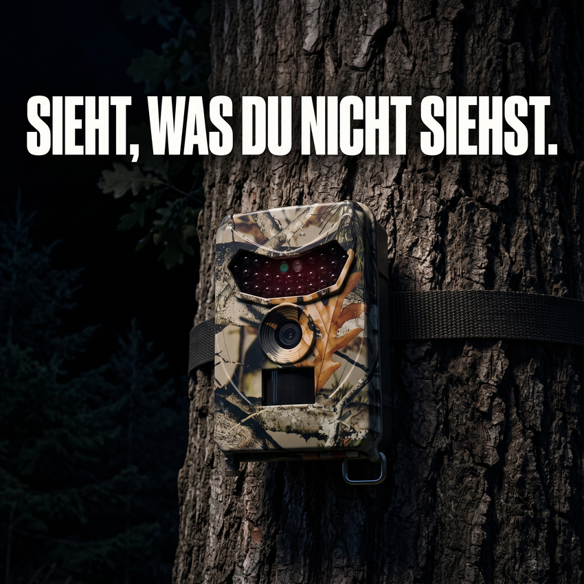 Wildkamera 12MP HD - Sieht, was du nicht siehst