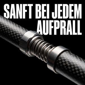 Carbon-Trekkingstock leicht - Sanft bei jedem Aufprall
