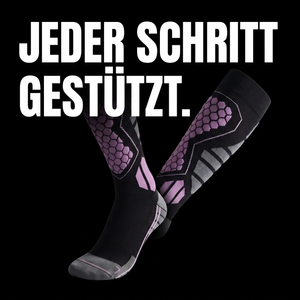 Kompressions-Wandersocken hoch