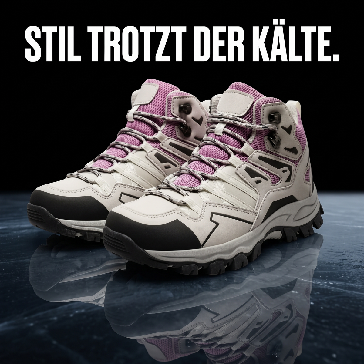 Damen-Schneeboots gefüttert - Stil trotzt der Kälte
