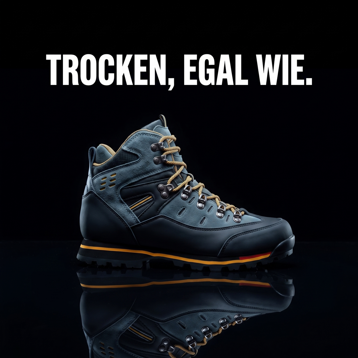 Herren-Wanderschuhe wasserdicht – TROCKEN, EGAL WIE.