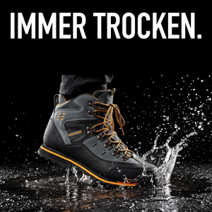 Herren-Wanderschuhe wasserdicht – IMMER TROCKEN.