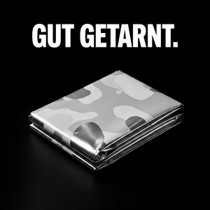 Rettungsdecke Camouflage – GUT GETARNT.