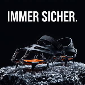 Wanderschuh-Spikes rutschfest – IMMER SICHER.