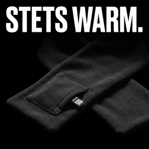 USB-Heizschal mit Akku – STETS WARM.