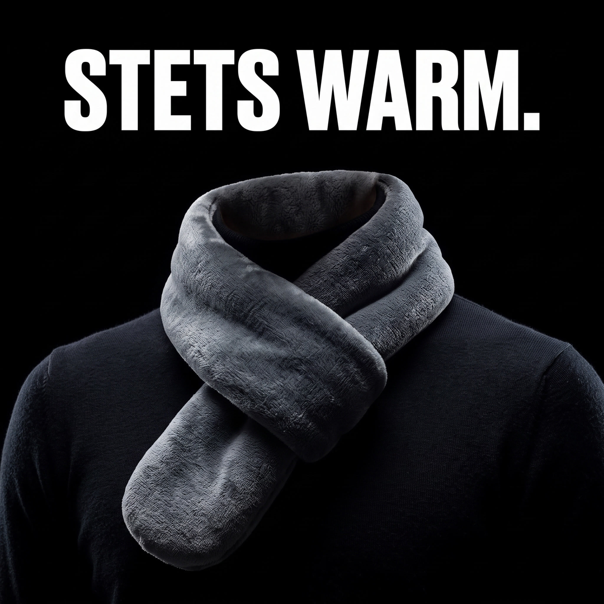 USB-Heizschal mit Akku – STETS WARM.