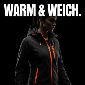 Damen-Softshell-Set Fleecefutter – WARM & WEICH.