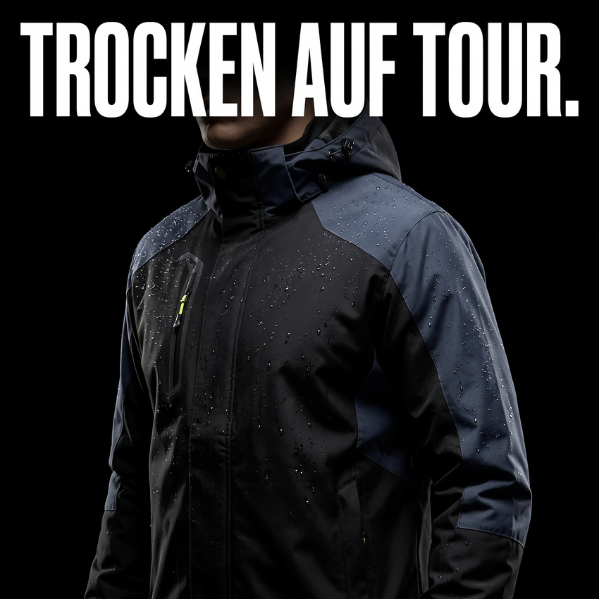 Herren-Trekkingset wasserabweisend – TROCKEN AUF TOUR.