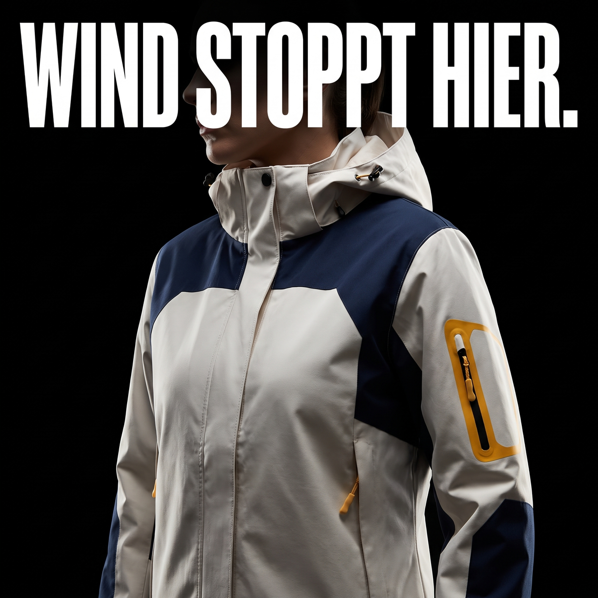 Damen-Skitourenset winddicht – WIND STOPPT HIER.