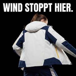 Damen-Skitourenset winddicht – WIND STOPPT HIER.