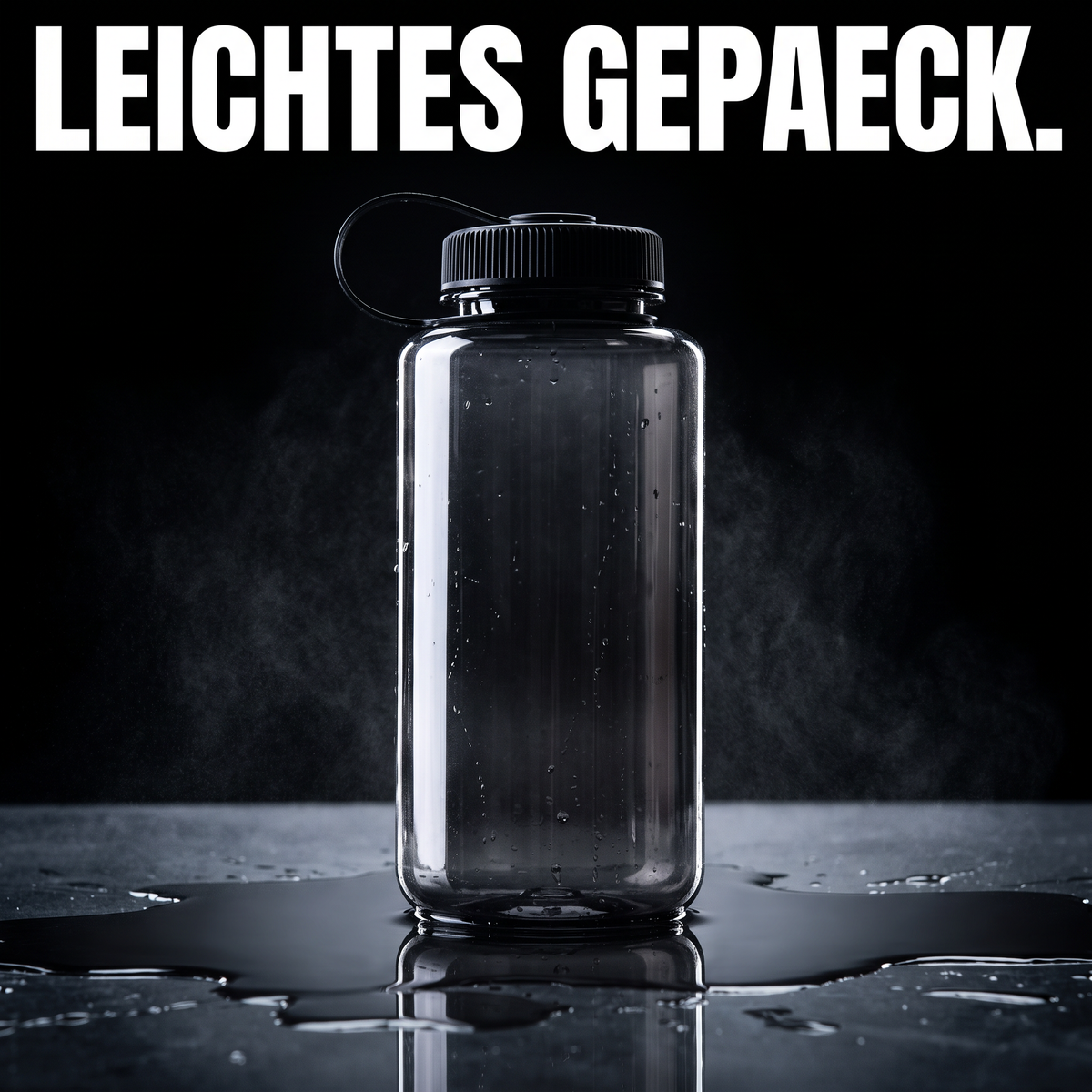 Trinkflasche fürs Wandern ultraleicht – LEICHTES GEPAECK.