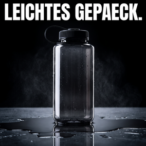 Trinkflasche fürs Wandern ultraleicht – LEICHTES GEPAECK.