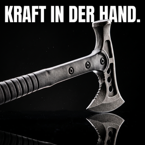 Camping-Survival-Axt Nylongriff – KRAFT IN DER HAND.