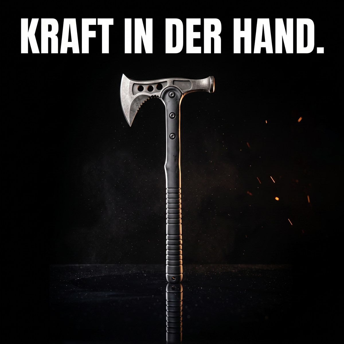 Camping-Survival-Axt Nylongriff – KRAFT IN DER HAND.