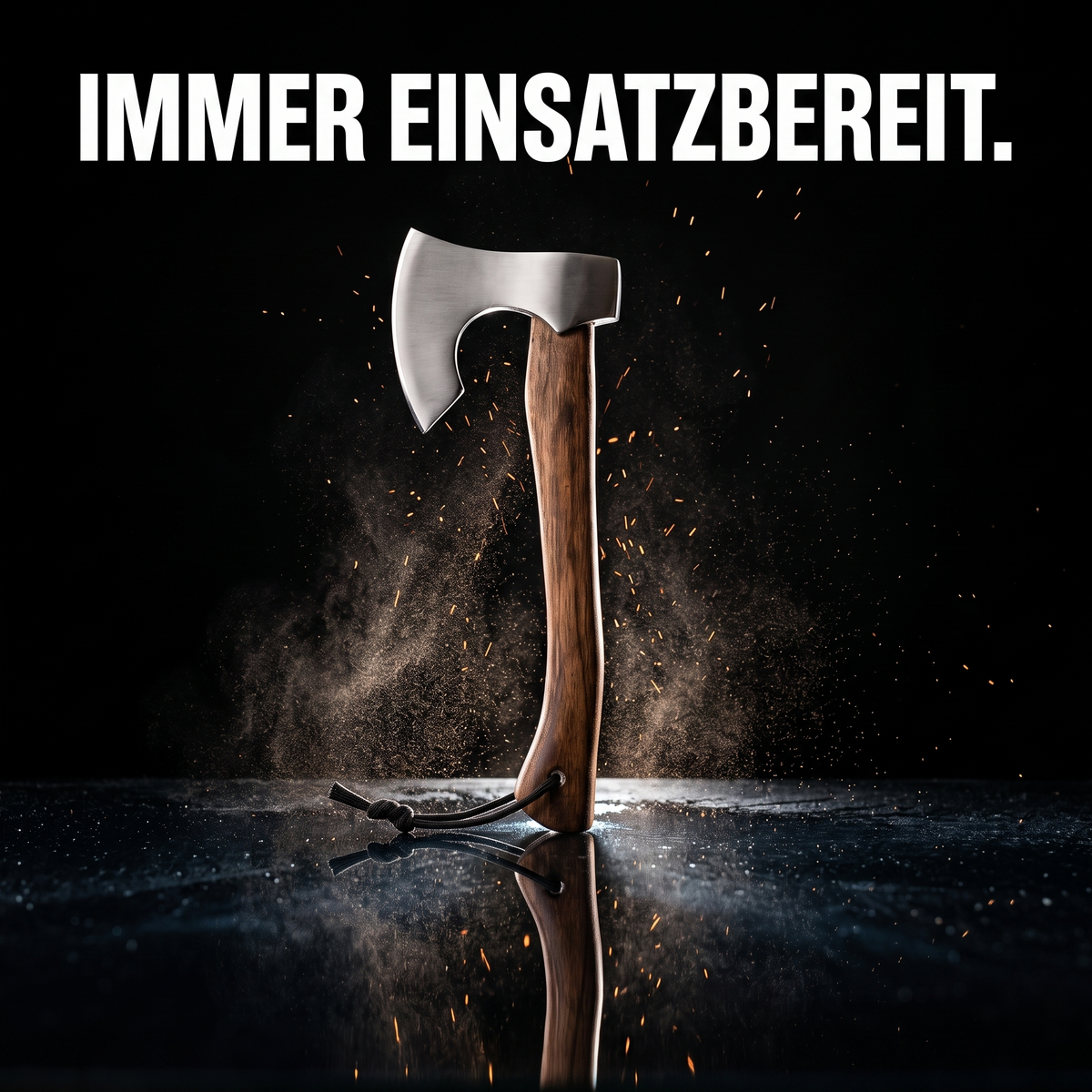 Survival-Axt fürs Camping – IMMER EINSATZBEREIT.