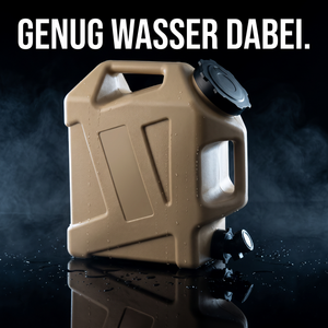 Wasserkanister fürs Camping 12L – Genug Wasser dabei.