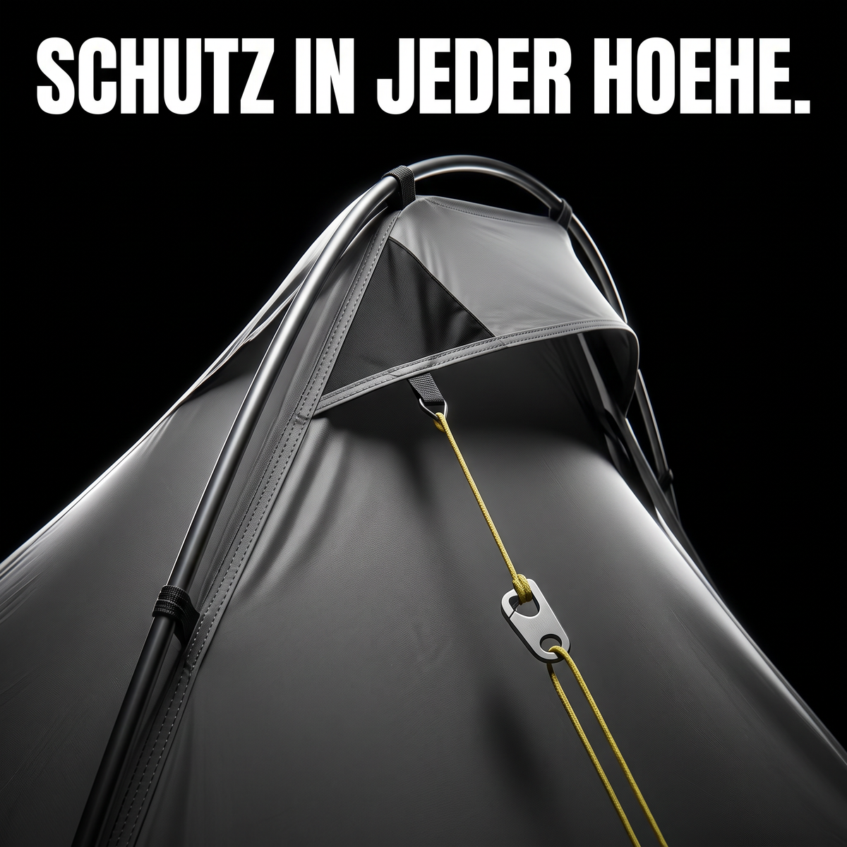 Ultraleichtes 2P-Kuppelzelt – SCHUTZ IN JEDER HOEHE.