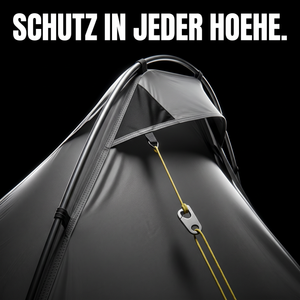 Ultraleichtes 2P-Kuppelzelt – SCHUTZ IN JEDER HOEHE.