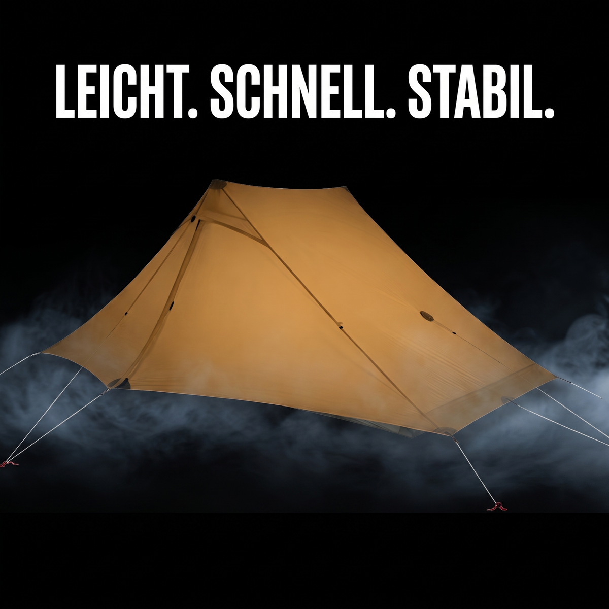Ultraleichtes Trekkingzelt 2P – LEICHT. SCHNELL. STABIL.