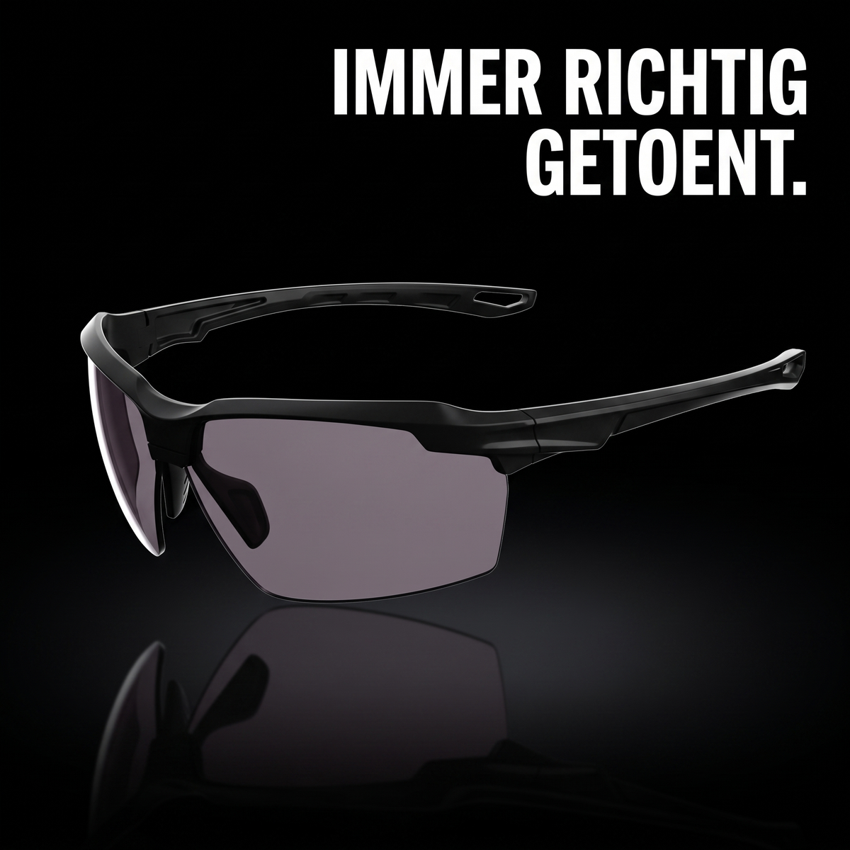 Sportsonnenbrille selbsttönend – IMMER RICHTIG GETOENT.