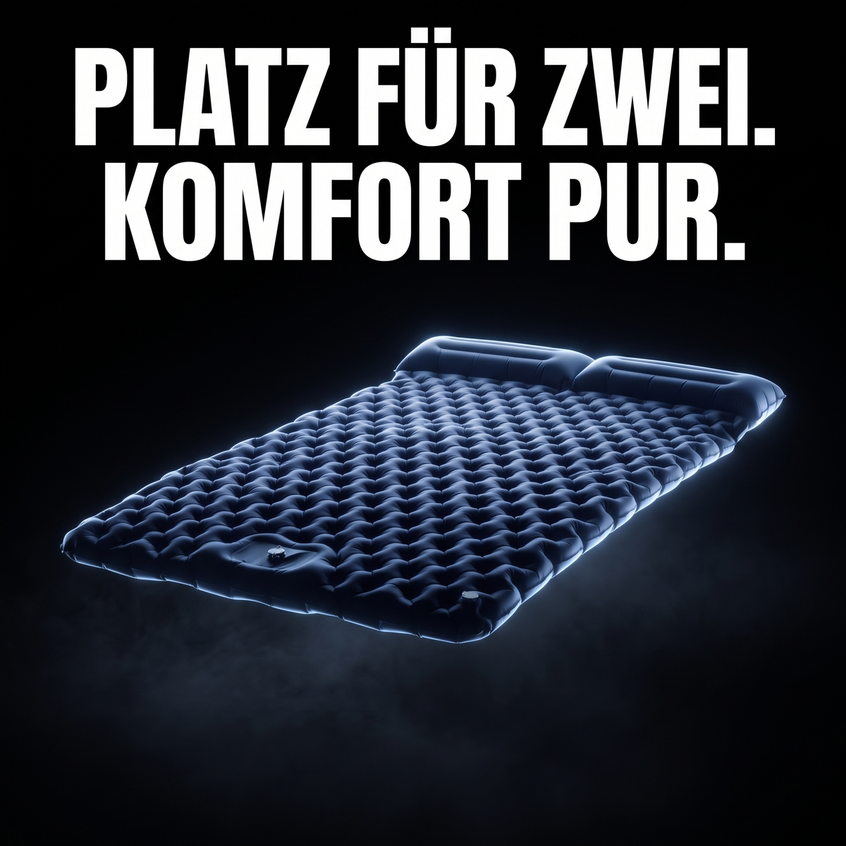 Campingmatratze aufblasbar 2P – PLATZ FÜR ZWEI. KOMFORT PUR.