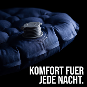 Campingmatratze aufblasbar 1P – KOMFORT FUER JEDE NACHT.