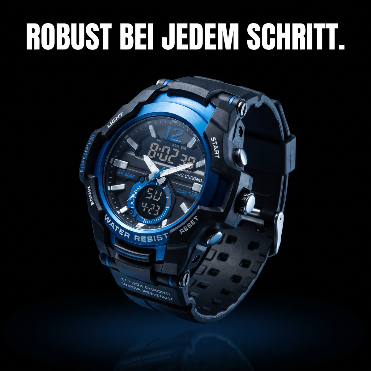 Outdoor-Wanderuhr Robust – ROBUST BEI JEDEM SCHRITT.