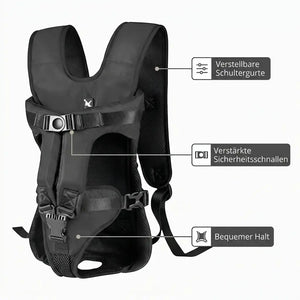 Hundetragetasche zum Wandern – Sicherheit und Gurte