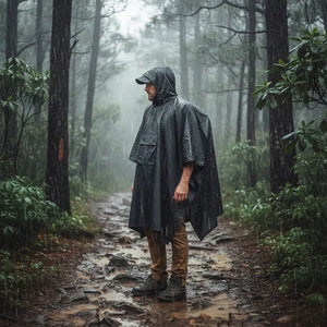 Regenponcho wasserdicht Wandern
