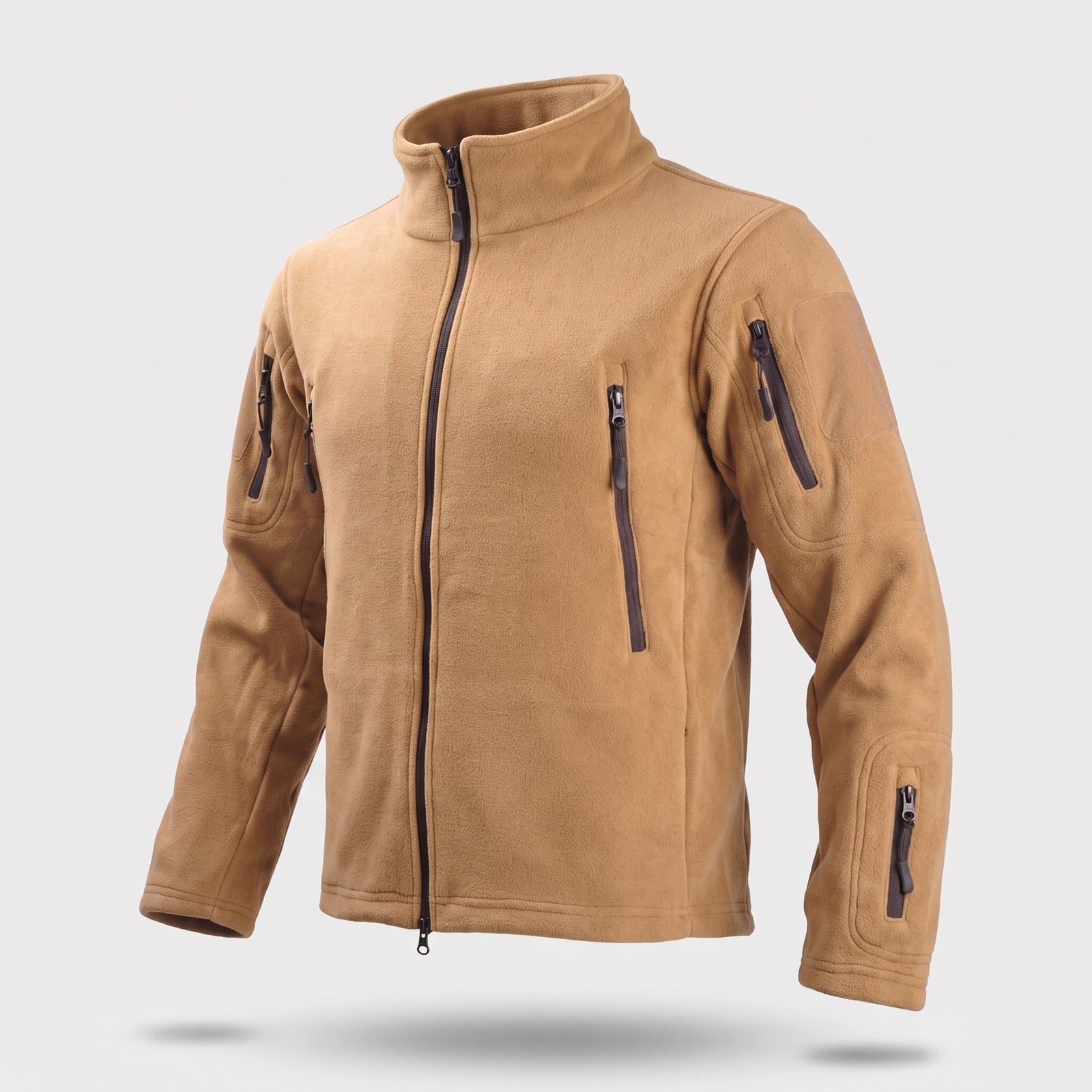 Herren Fleecejacke mit Zipper | Berggrat