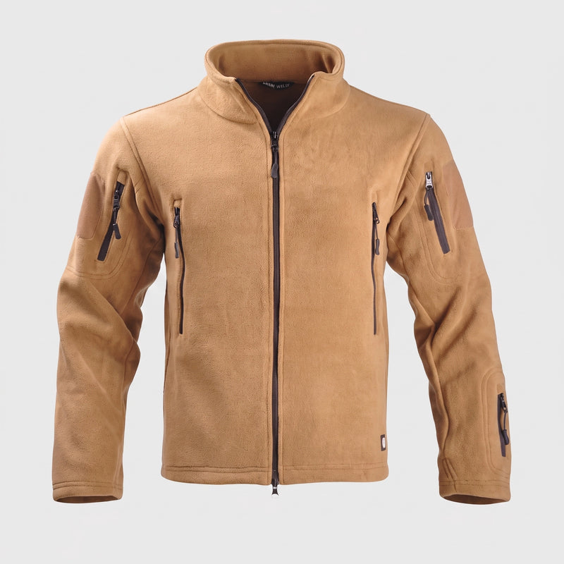 Herren Fleecejacke mit Zipper | Berggrat