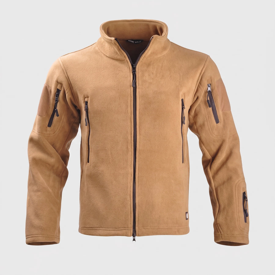 Herren Fleecejacke mit Zipper | Berggrat